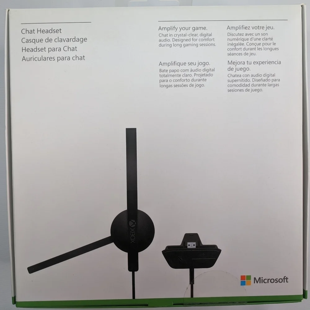 XBOX 1564 Wired Chat Headset UNOPENED - Picture 2 of 7